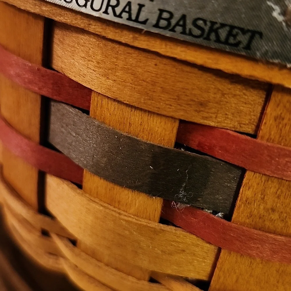 Longaberger 1997 Inaugural Basket with Handle